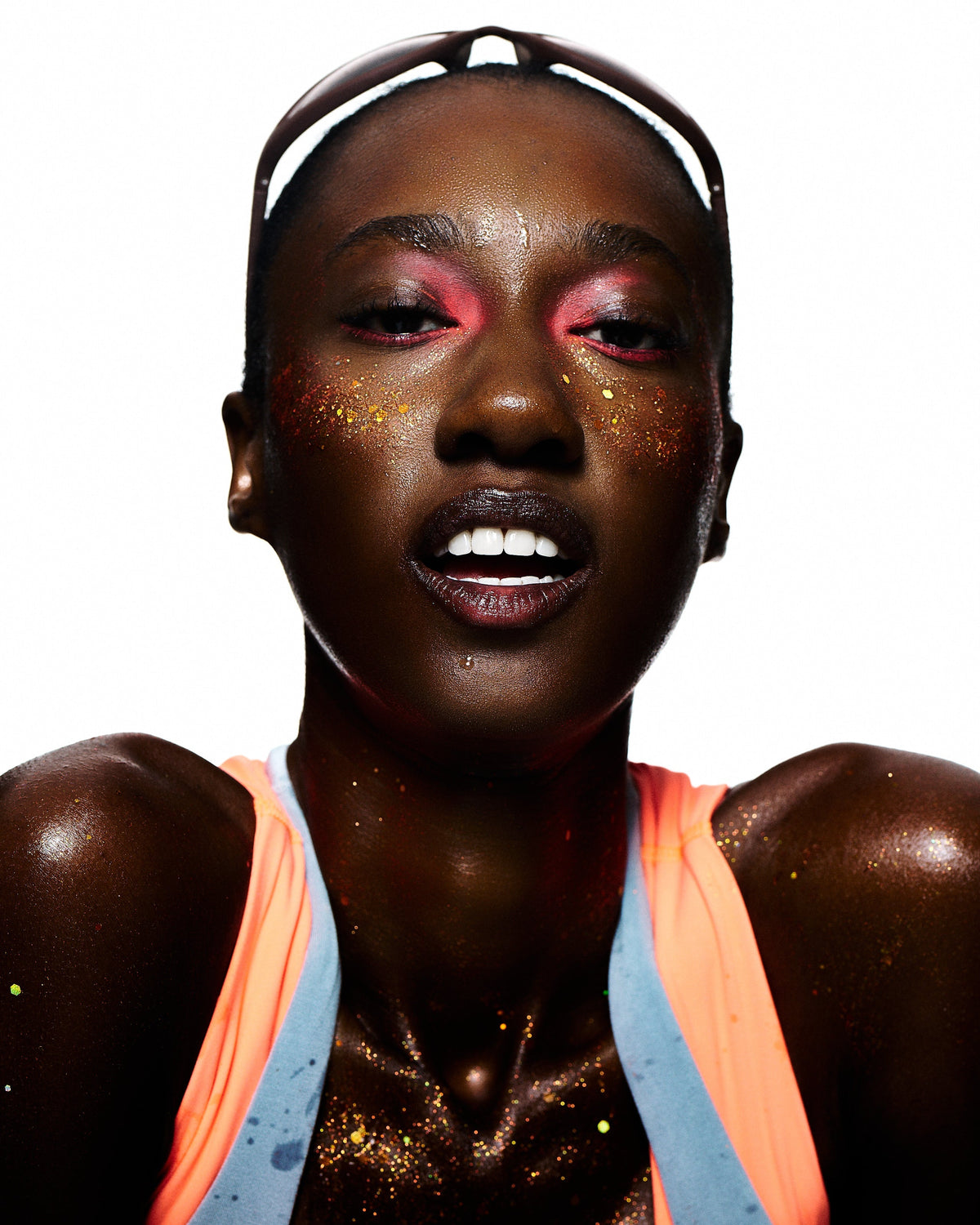 Ommochrome Orange Sweatproof Glitter | GLOP